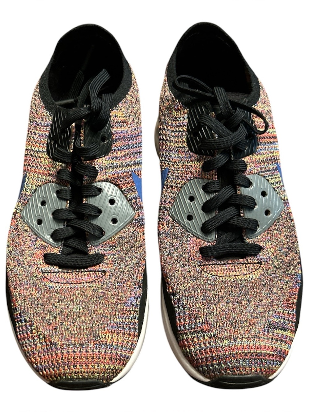 Nike Air Max 90 Flyknit Multicolor Running Shoes Women’s Size 8